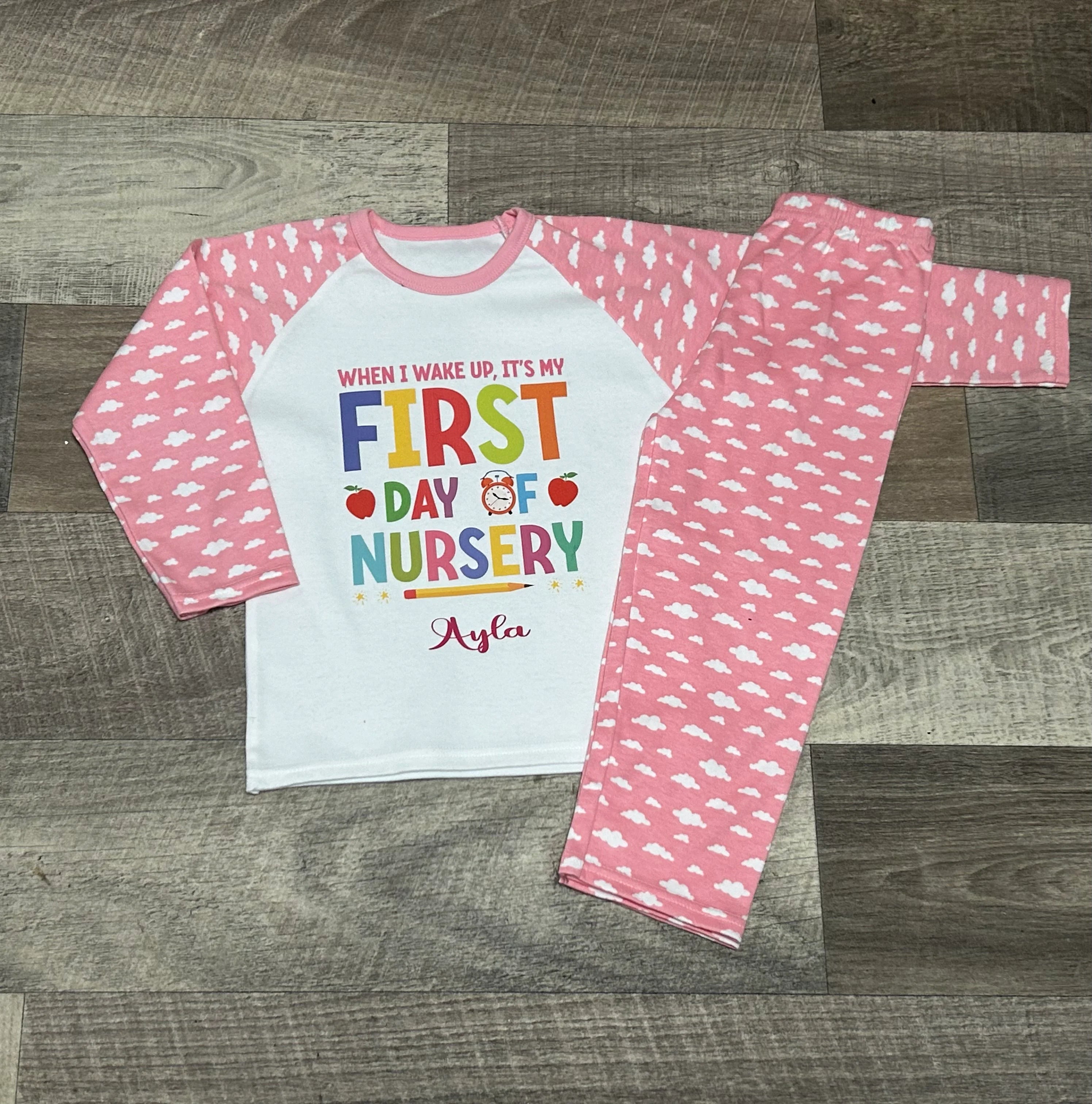 First day of Nursery Pjs