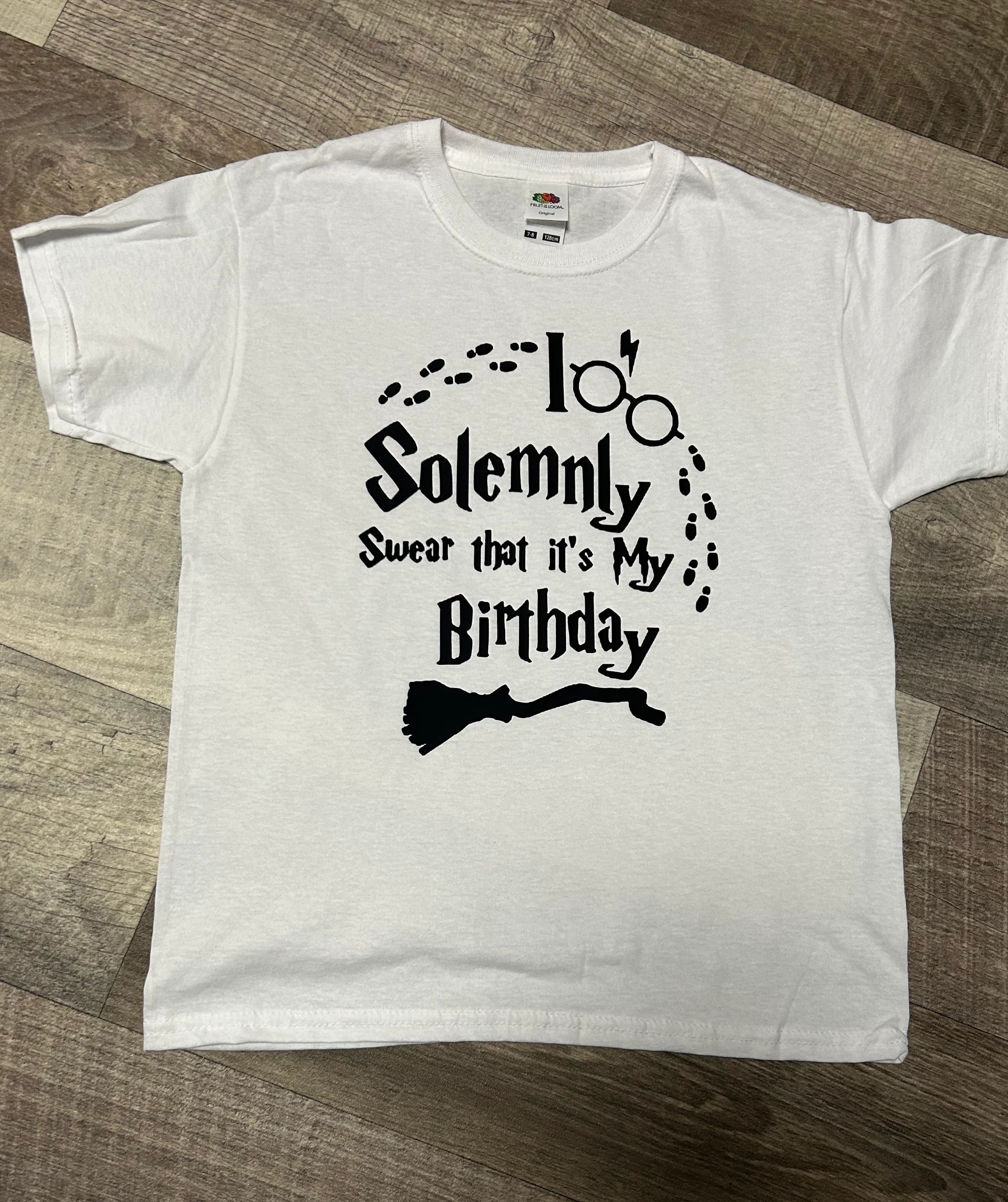 Solemnly swear birthday T-shirt