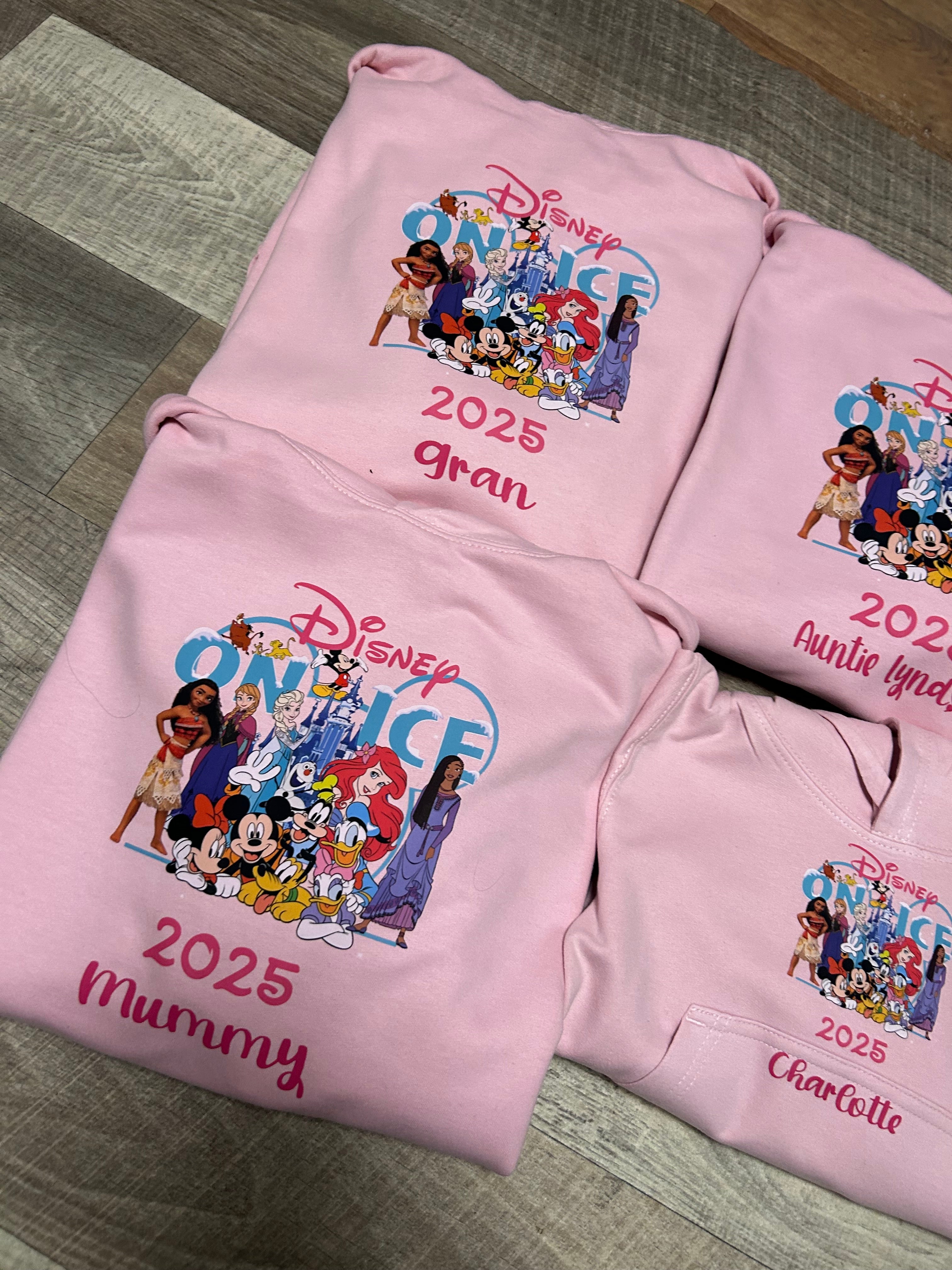 Personalised Disney on ice hoody