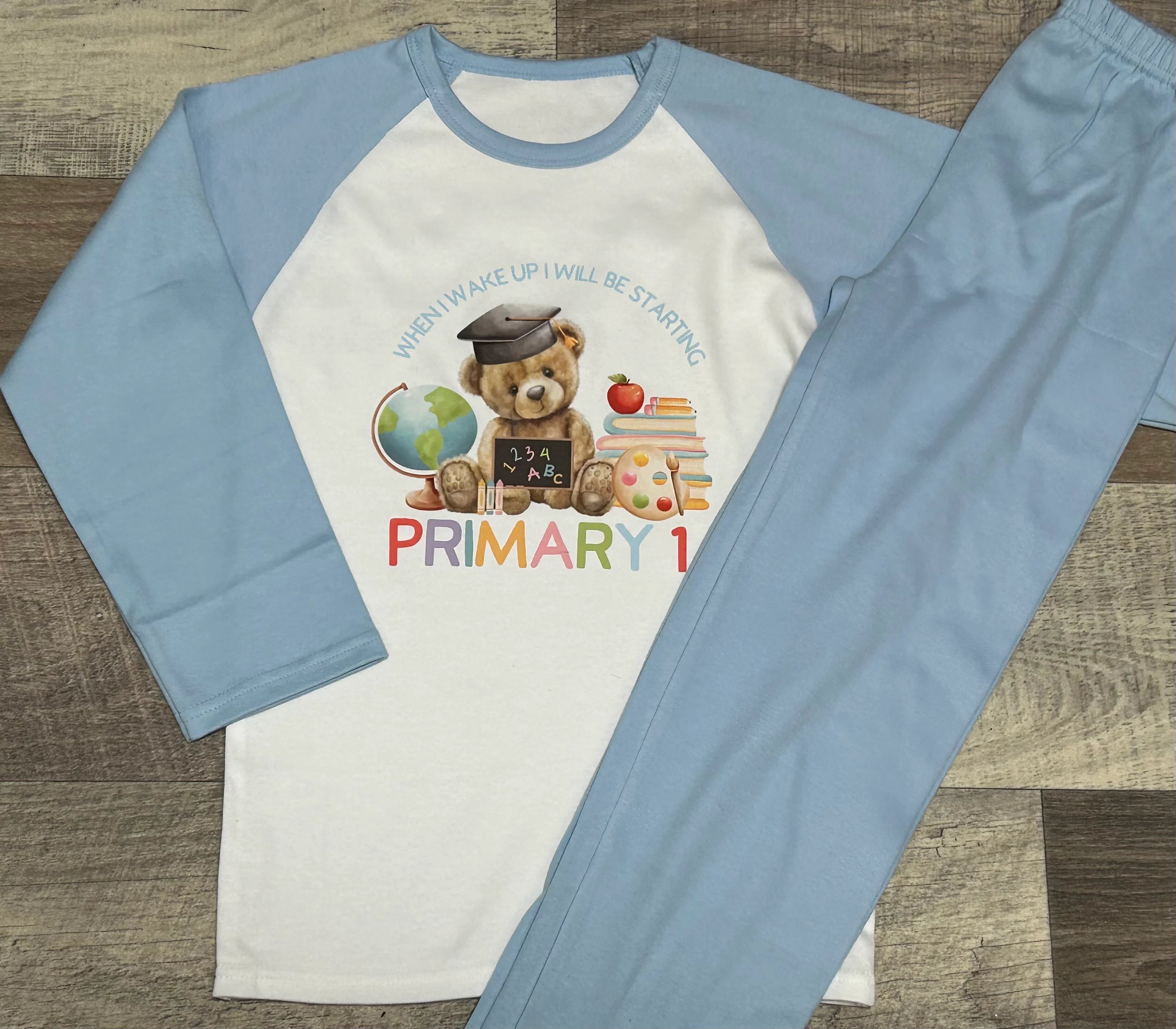 Personalised primary 1 pjs