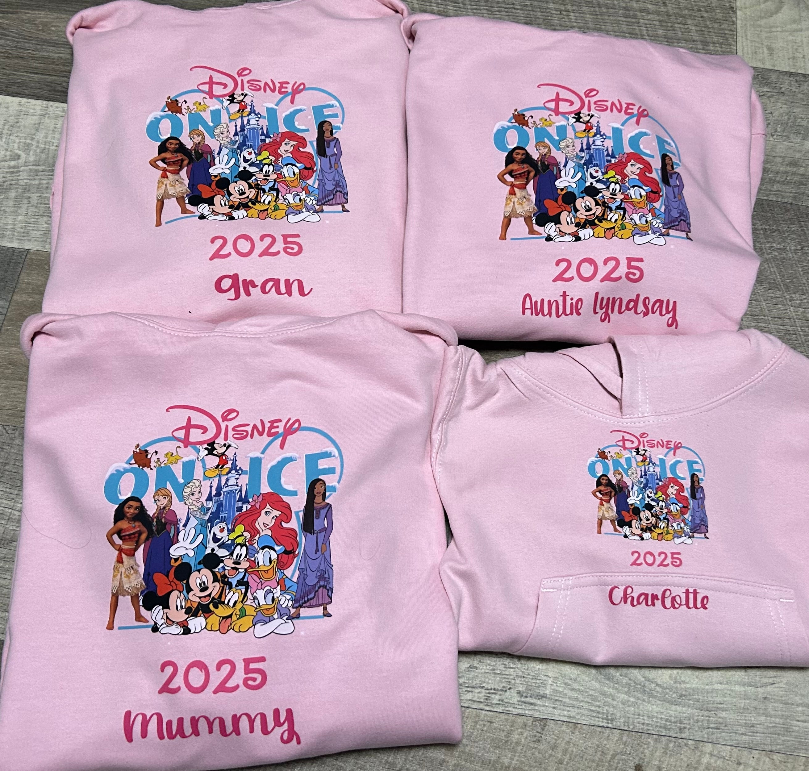 Personalised Disney on ice hoody