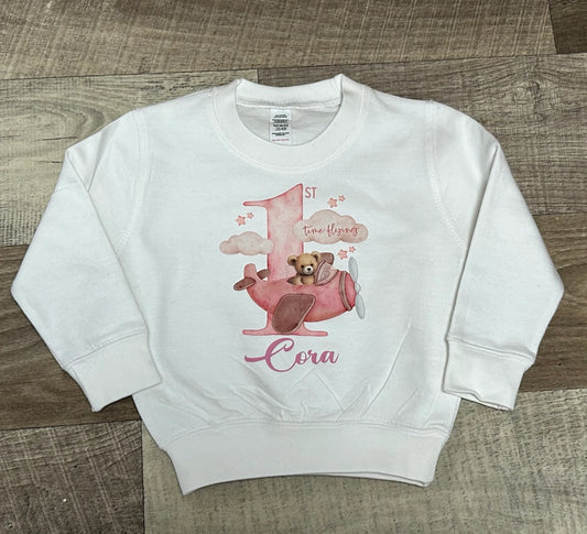 First time flying sweatshirt