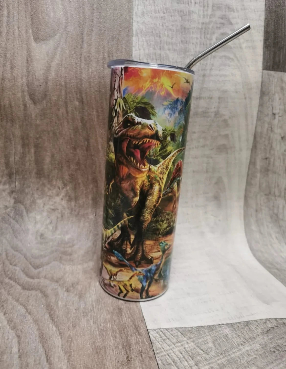 Dinosaur tumbler