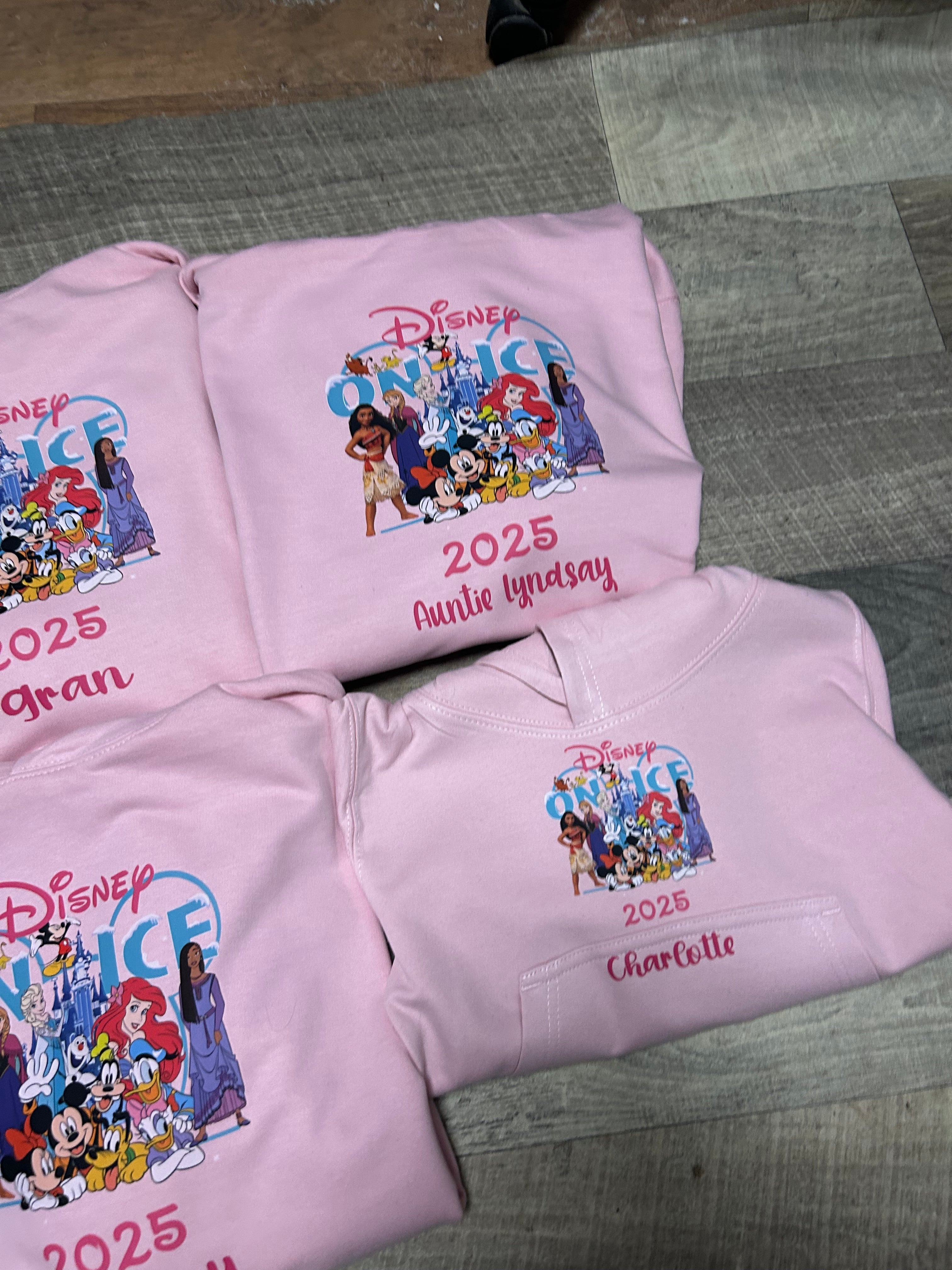 Personalised Disney on ice hoody