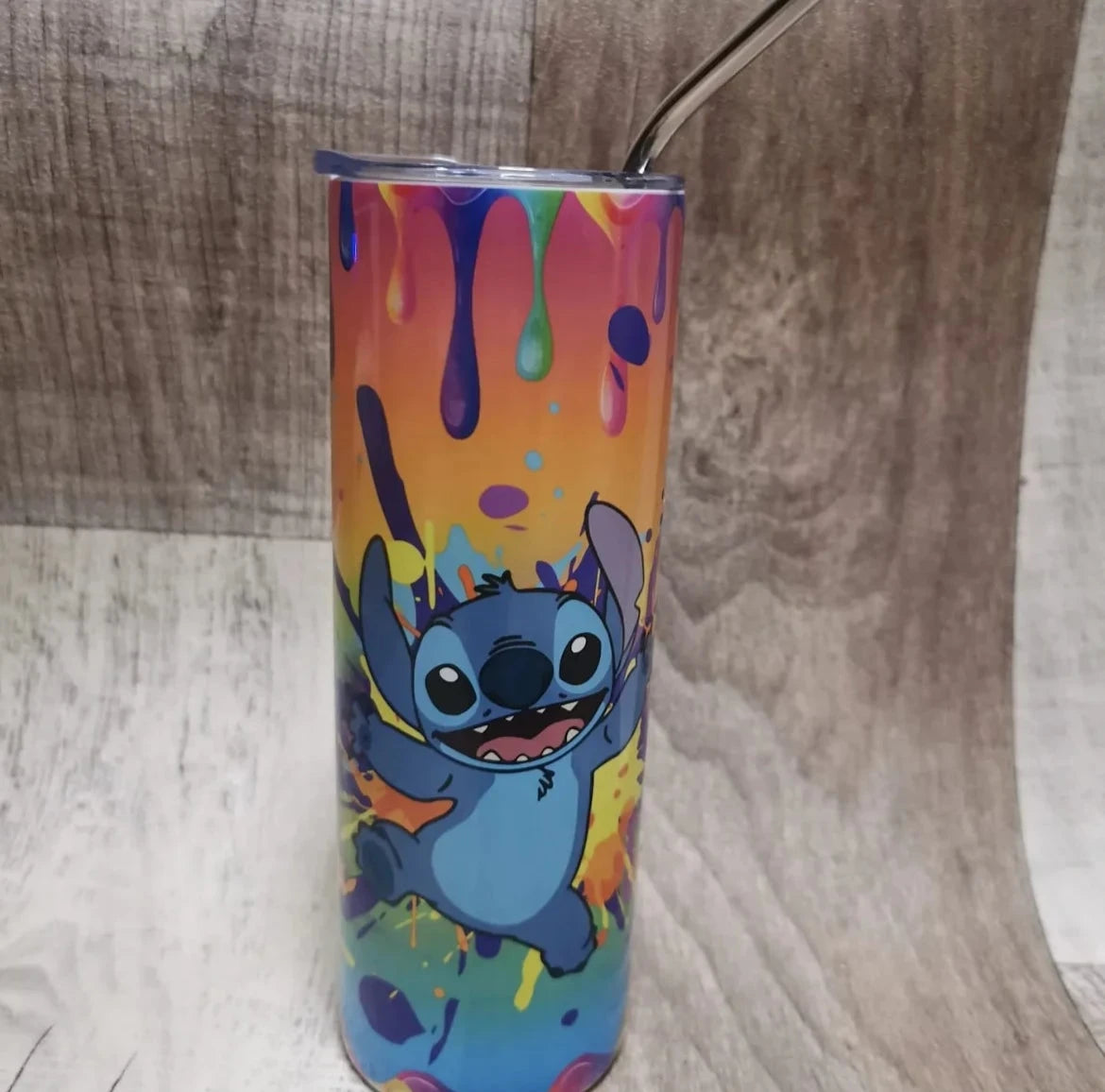 Splash stitch tumbler