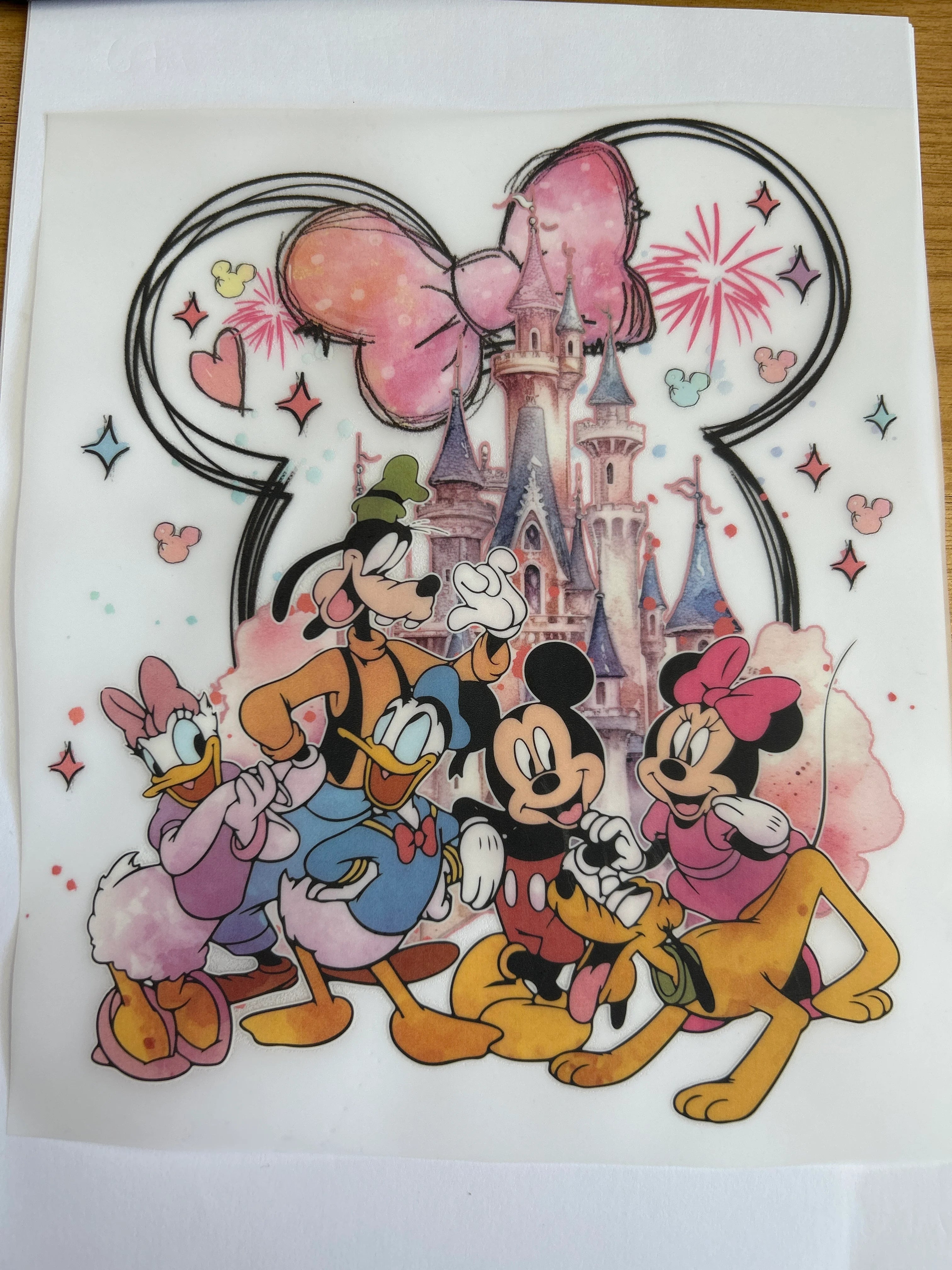 Minnie castle family print