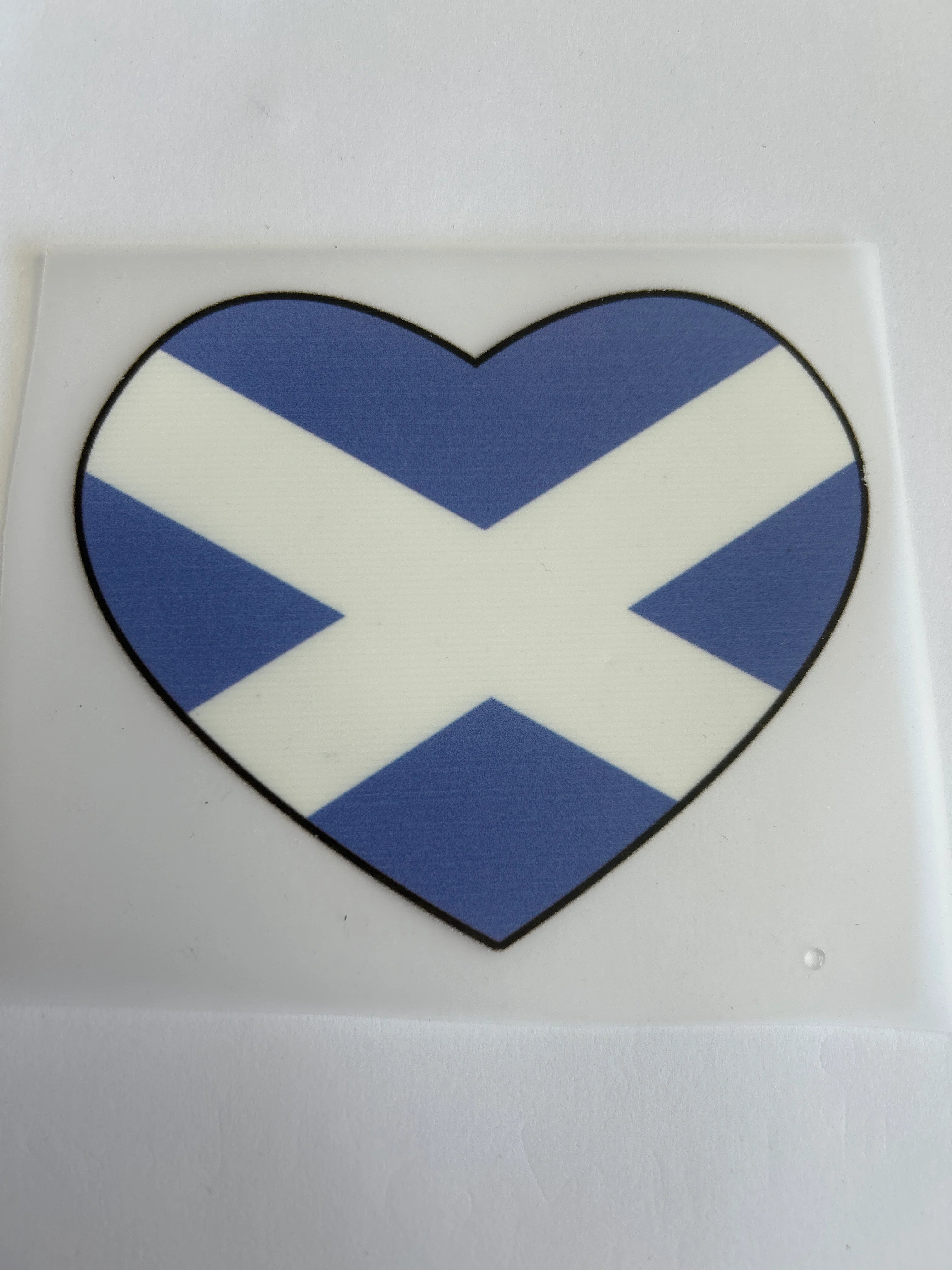 Scottish heart print