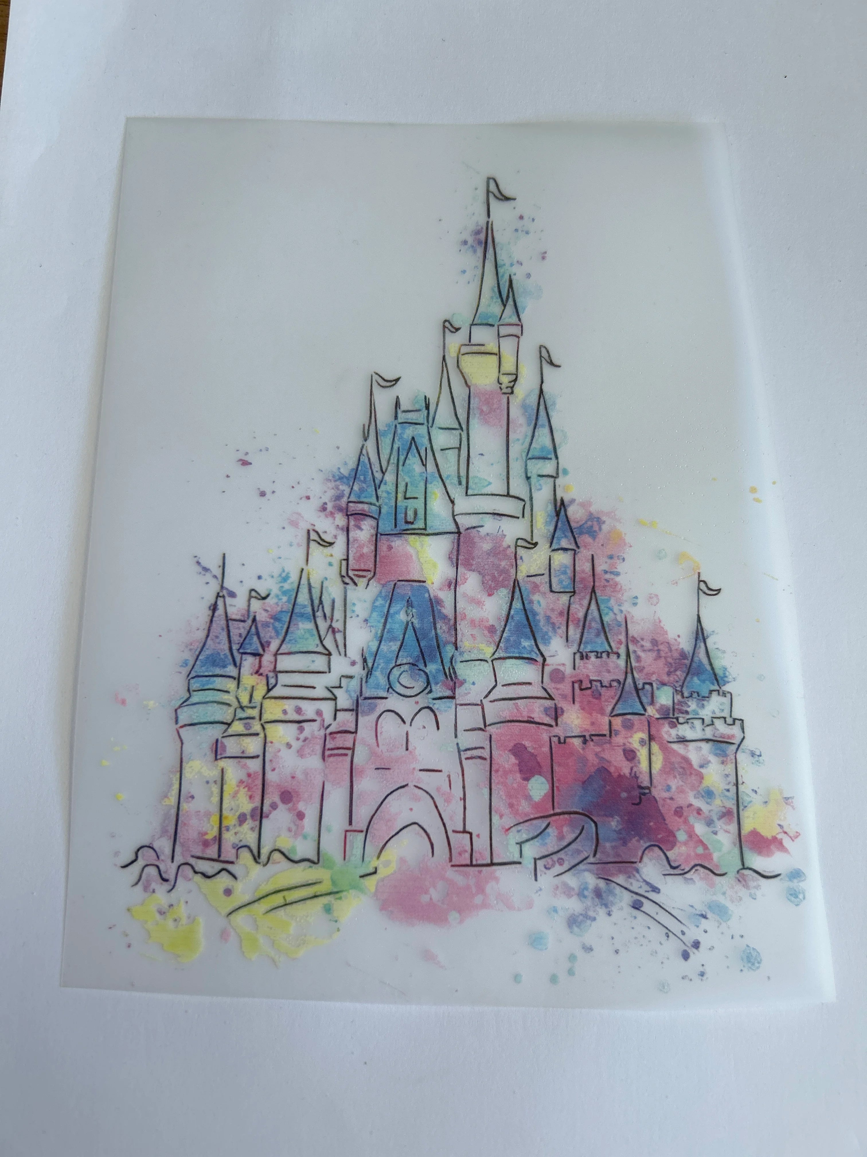 Castle Pastel print