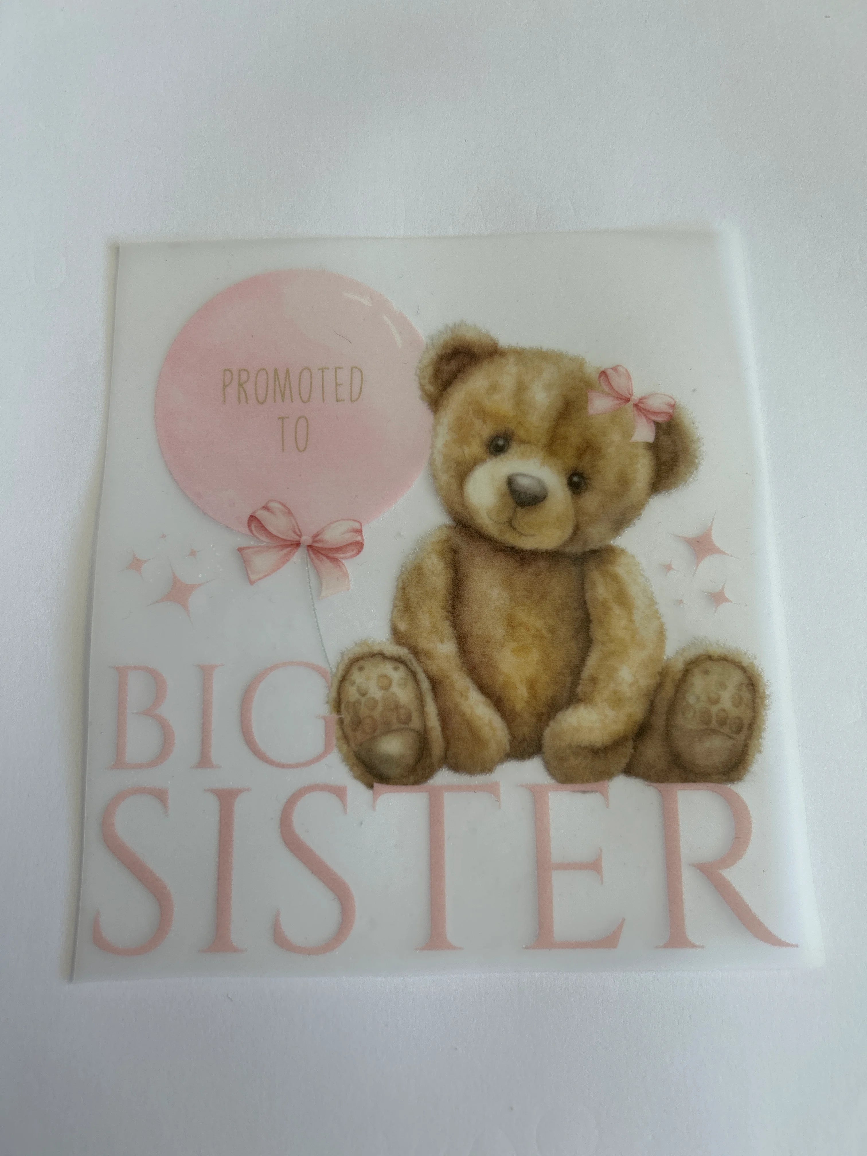 Big sister Teddy print