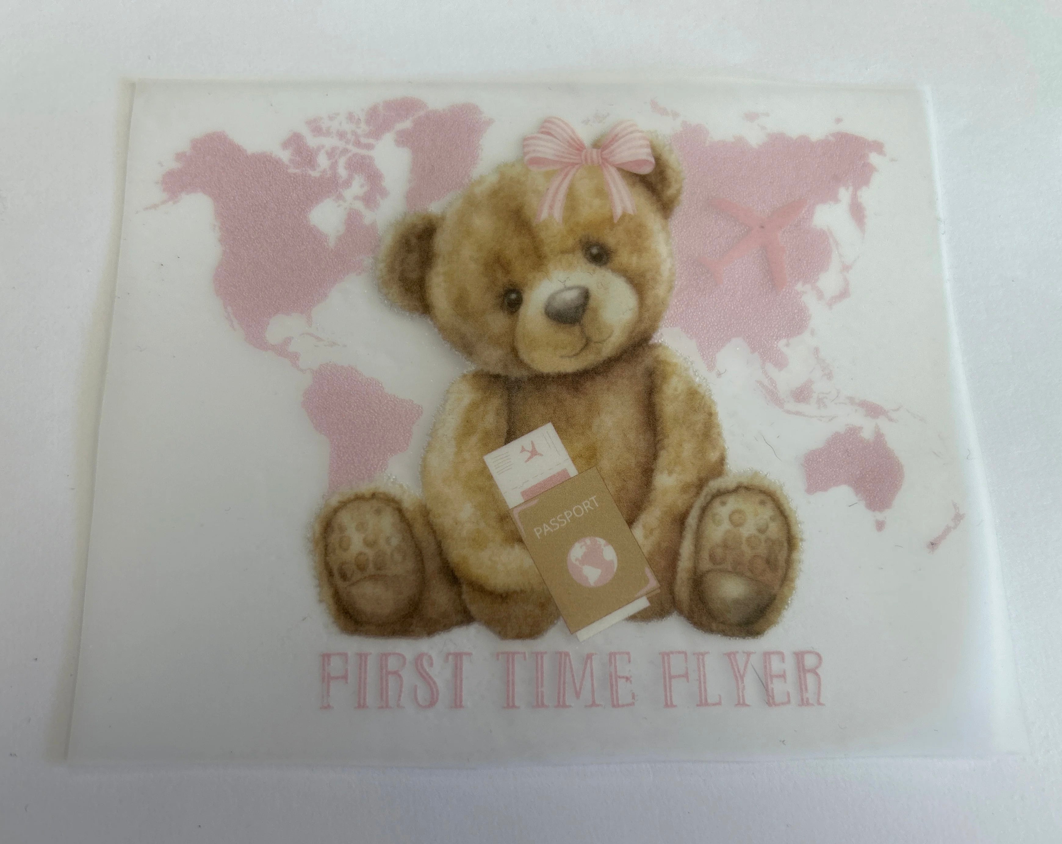 Teddy first time flyer print